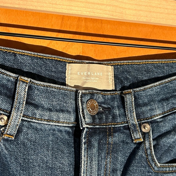 EUC Everlane Way High Jean Size 26R in Vintage Indigo - Picture 3 of 5
